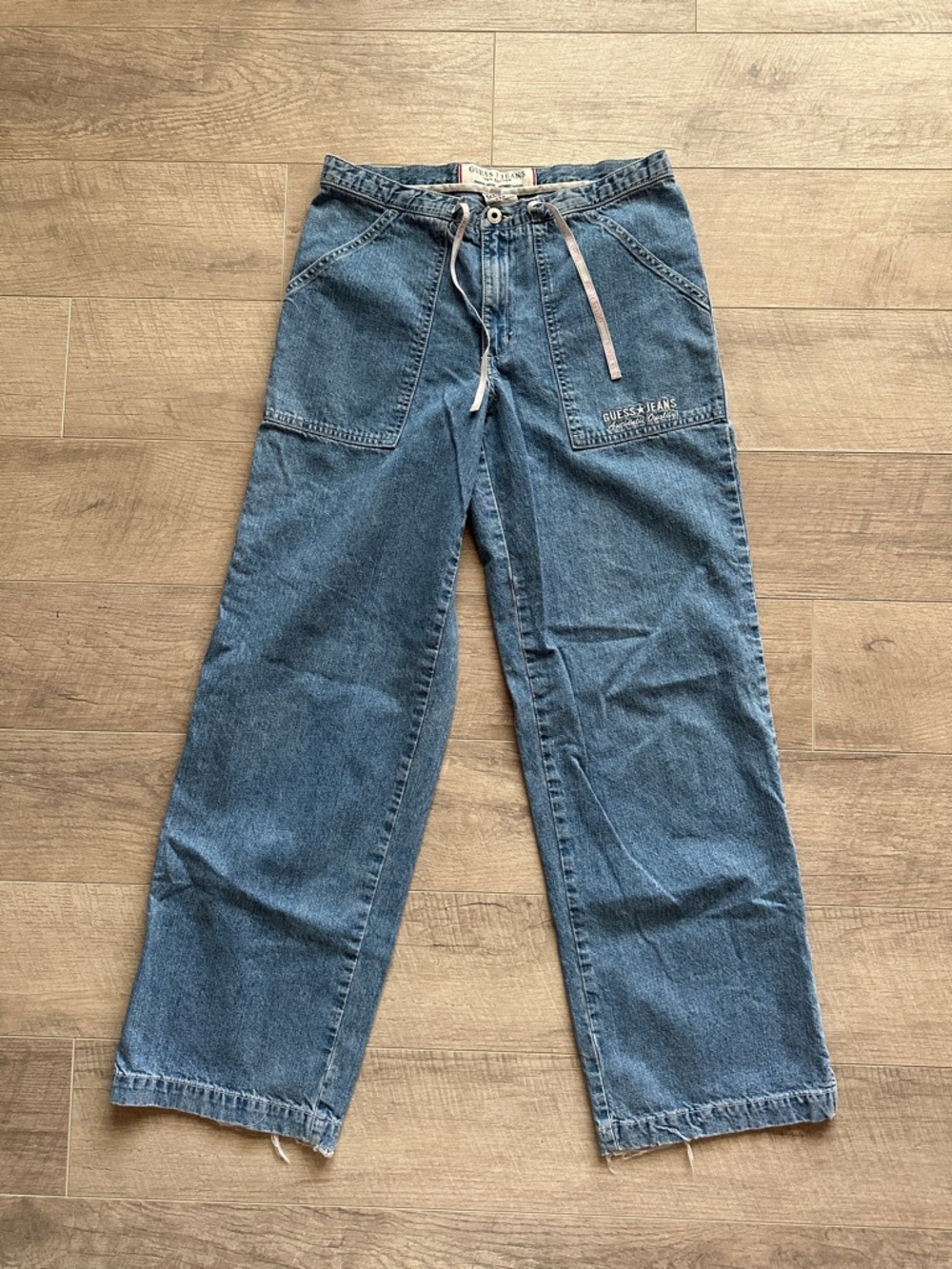 Y2K Early 00s 100% Cotton Jean with Drawstring